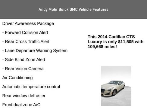 Used 2014 Cadillac CTS Luxury image 12