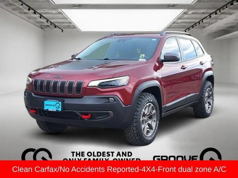 Used 2021 Jeep Cherokee Trailhawk w/ Trailer Tow Group AWD/4WD image 1