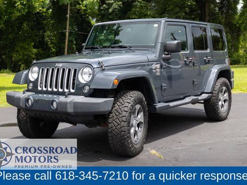 Used 2016 Jeep Wrangler Unlimited Sahara w/ Connectivity Group AWD/4WD image 1