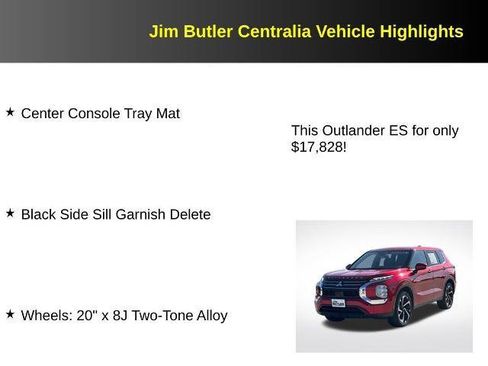 Used 2022 Mitsubishi Outlander ES AWD/4WD image 16