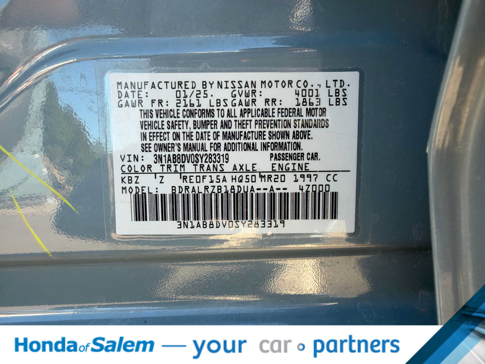 Used 2025 Nissan Sentra SR FWD image 21