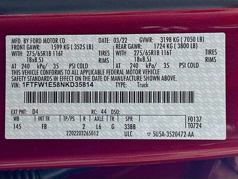 Used 2022 Ford F150 XLT w/ Equipment Group 302A High image 33