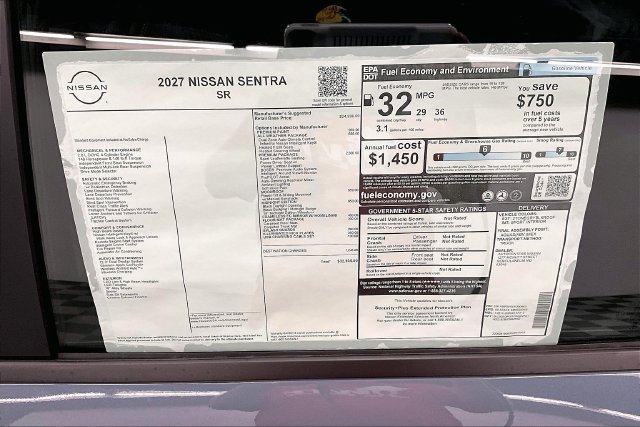 New 2027 Nissan Sentra SR w/ SR Premium Package FWD image 42