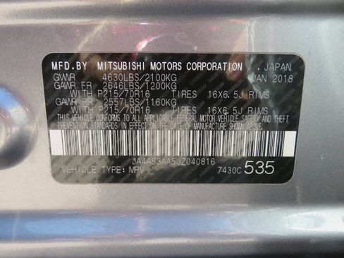 Used 2018 Mitsubishi Eclipse Cross ES FWD image 40