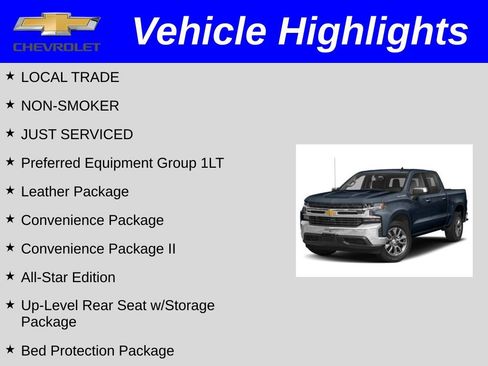 Used 2019 Chevrolet Silverado 1500 LT w/ All-Star Edition image 2