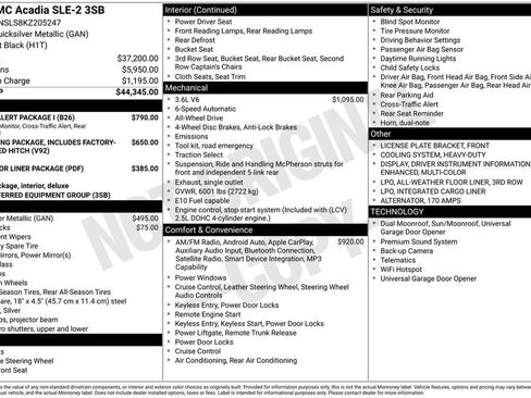 Used 2019 GMC Acadia SLE w/ Driver Alert Package I AWD/4WD image 5