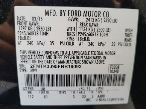 Used 2015 Ford Edge SEL w/ Equipment Group 201A image 33