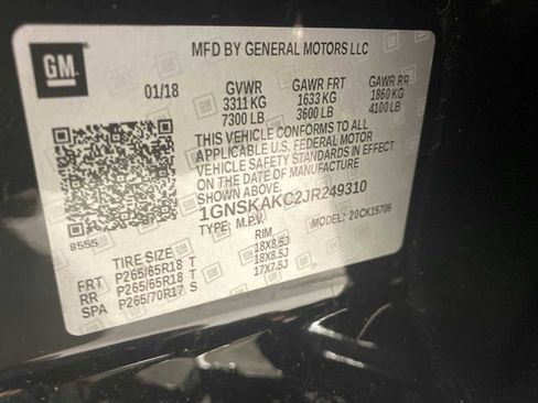 Used 2018 Chevrolet Tahoe LS w/ Enhanced Driver Alert Package image 21