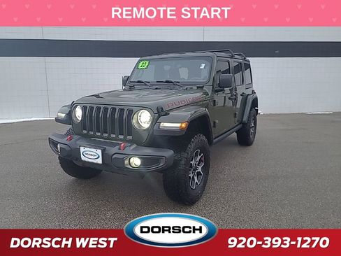 Used 2023 Jeep Wrangler Unlimited Rubicon w/ LED Lighting Group image 1
