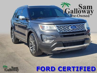 Certified 2017 Ford Explorer Platinum