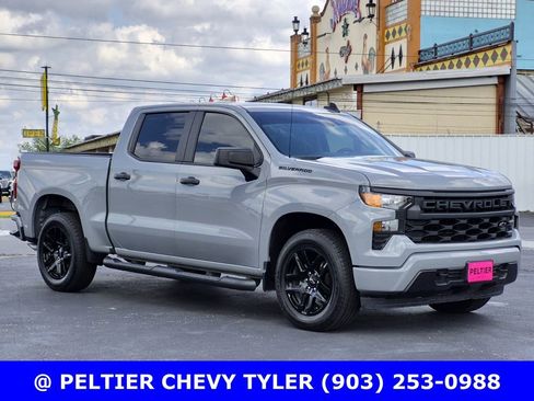 Used 2024 Chevrolet Silverado 1500 Custom w/ LPO, Dark Essentials Package RWD image 1