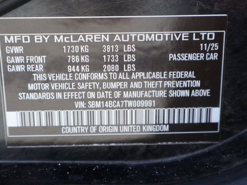 New 2026 McLaren 750S Spider RWD image 25
