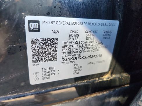 Certified 2024 Chevrolet Blazer EV RS image 95