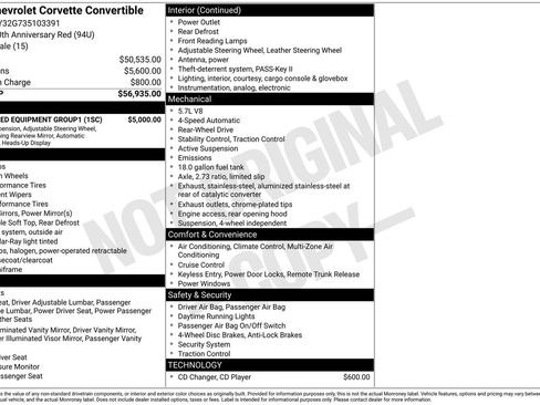 Used 2003 Chevrolet Corvette Convertible w/ Preferred Equipment Group1 image 26