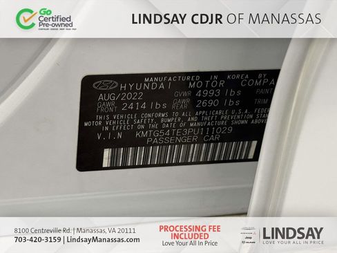 Used 2023 Genesis G70 3.3T w/ Sport Prestige Package image 30