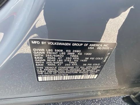 Used 2026 Volkswagen Atlas SE AWD/4WD image 12