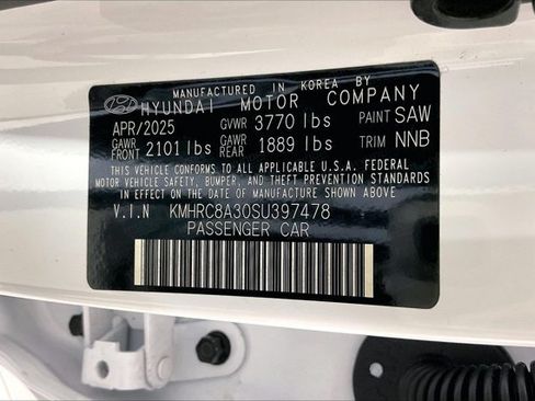 Used 2025 Hyundai Venue SEL FWD image 43