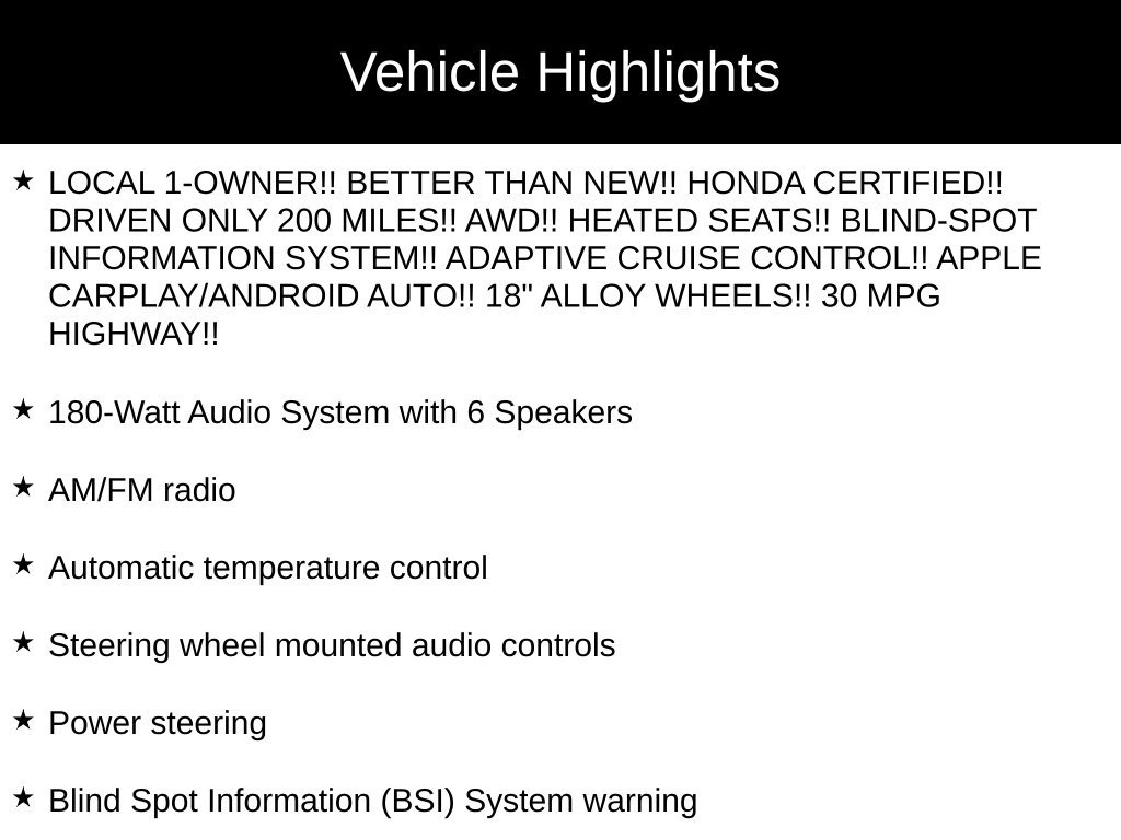 Certified 2025 Honda HR-V Sport image 35