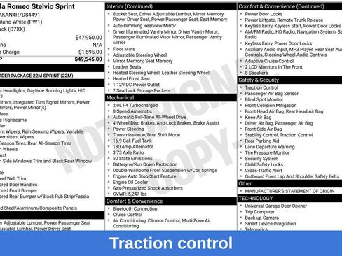 Used 2024 Alfa Romeo Stelvio Sprint image 40