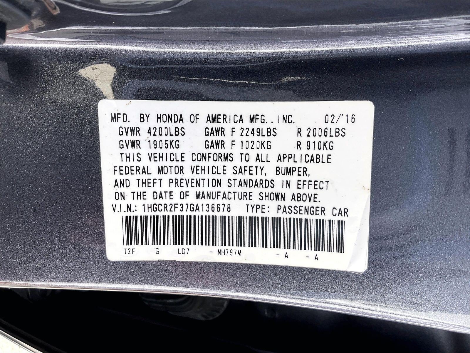 Used 2016 Honda Accord LX image 32