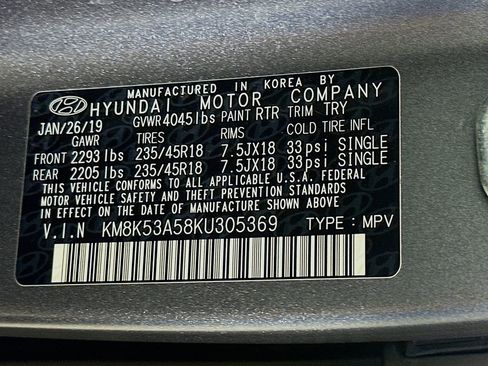 Used 2019 Hyundai Kona Ultimate FWD image 38