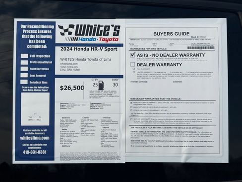 Used 2024 Honda HR-V Sport image 31