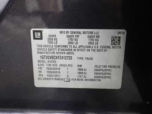 Used 2015 GMC Sierra 1500 SLT w/ Suspension Package, Off-Road AWD/4WD image 38
