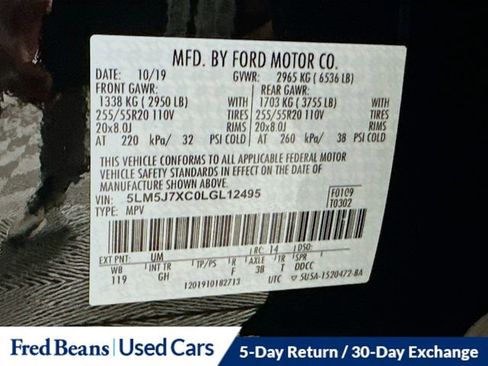 Used 2020 Lincoln Aviator Reserve w/ Equipment Group 201A image 9