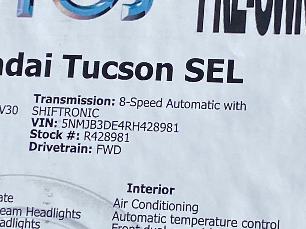 Used 2024 Hyundai Tucson SEL FWD image 35