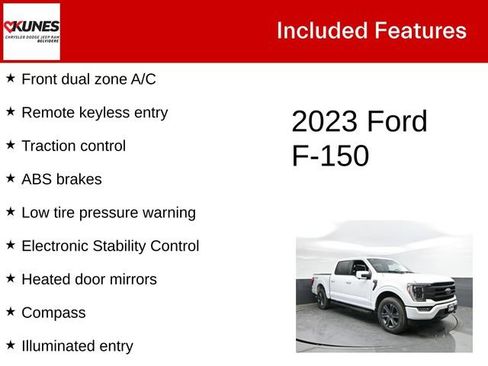 Used 2023 Ford F150 Lariat w/ Equipment Group 502A High AWD/4WD image 3