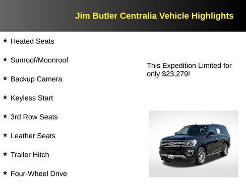 Used 2018 Ford Expedition Limited AWD/4WD image 12