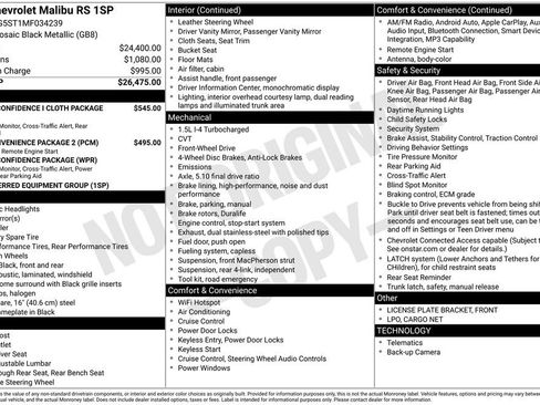 Certified 2021 Chevrolet Malibu RS image 11