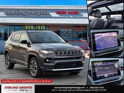 Certified 2023 Jeep Compass Limited w/ Sun and Sound Group