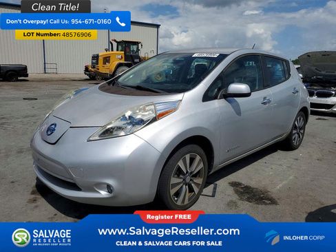 Used 2015 Nissan Leaf SV w/ LED & Quick Charge Package image 1
