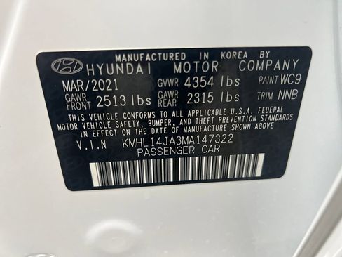 Used 2021 Hyundai Sonata SEL w/ Convenience Package FWD image 33