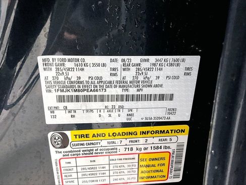 Used 2023 Ford Expedition Max Platinum AWD/4WD image 8