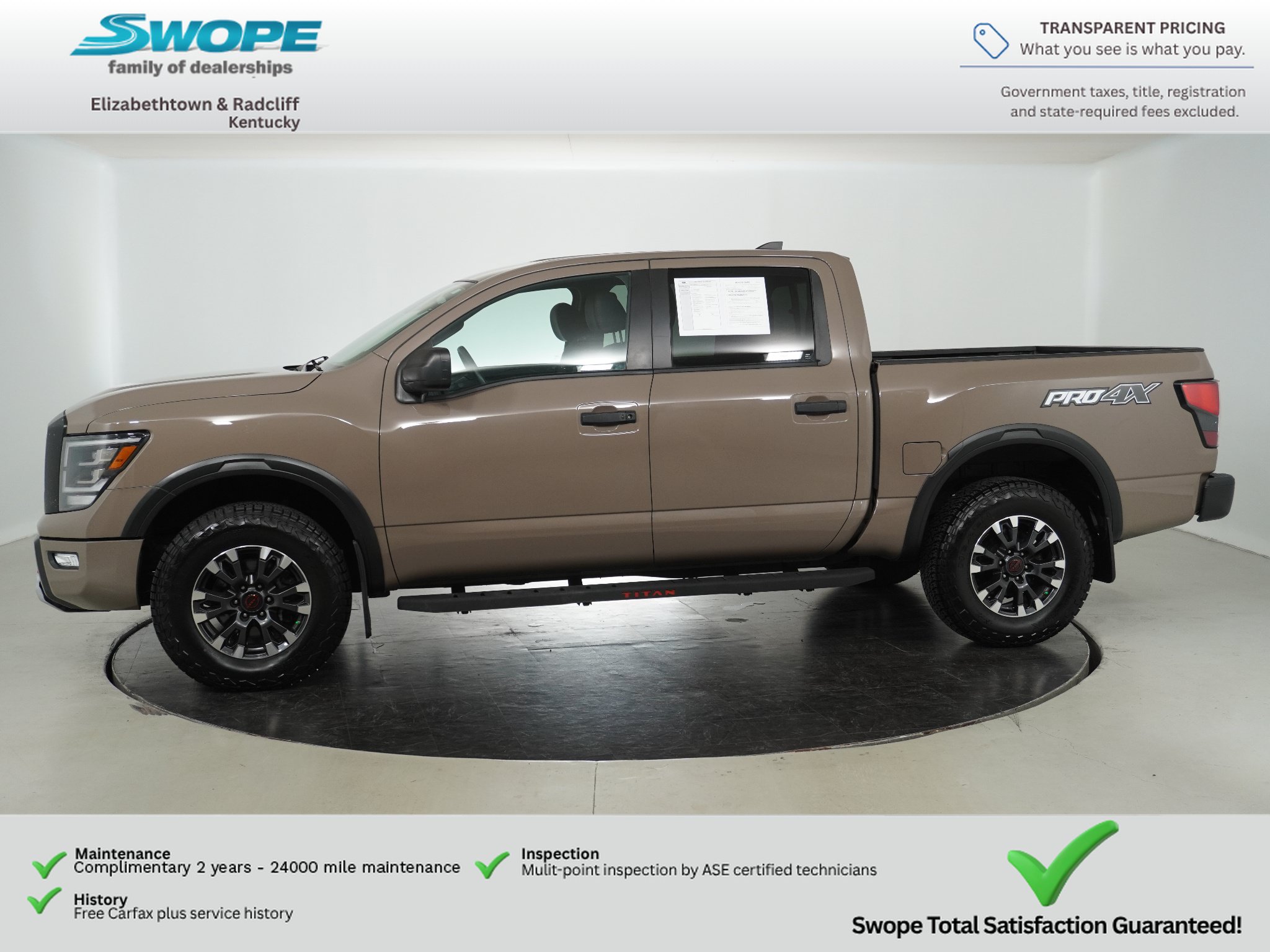 Used 2023 Nissan Titan PRO-4X w/ Off Road Protection Package AWD/4WD image 6