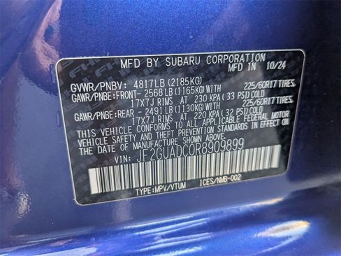 Used 2024 Subaru Crosstrek 2.0i Premium image 34