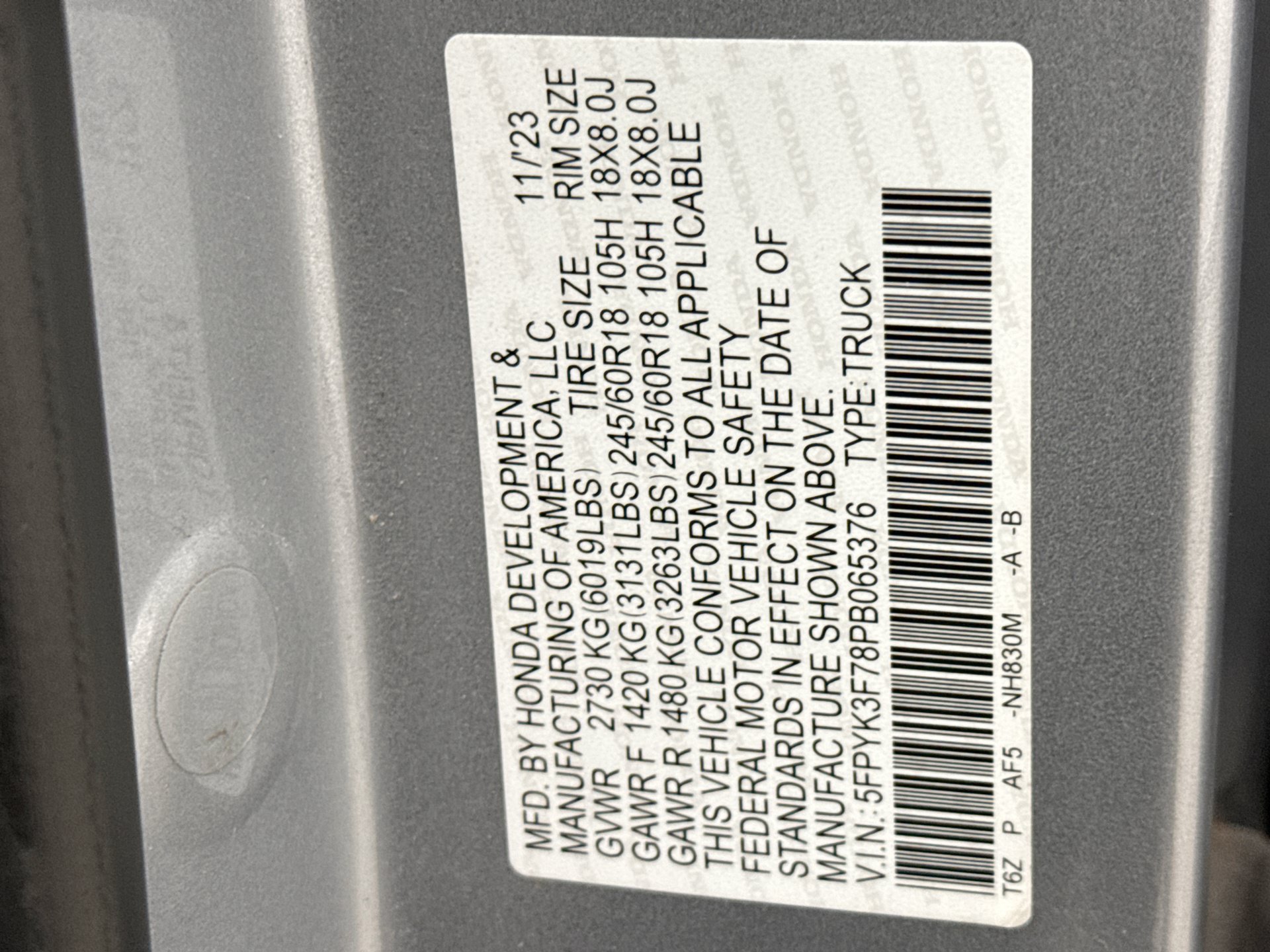 Used 2023 Honda Ridgeline RTL-E image 23