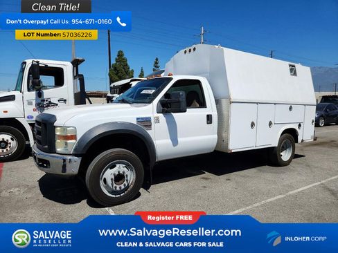 Used 2008 Ford F550 2WD Regular Cab Super Duty image 1
