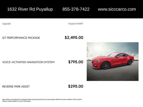 Used 2015 Ford Mustang GT Premium w/ GT Performance Package RWD image 5