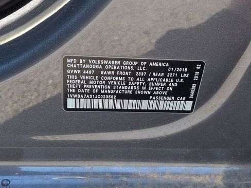 Used 2018 Volkswagen Passat 2.0T SE w/ SE Lighting Package FWD image 38