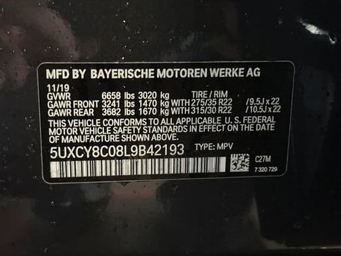 Used 2020 BMW X6 M50i w/ Executive Package image 37