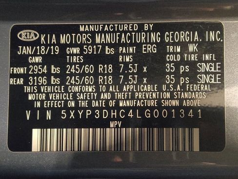 Used 2020 Kia Telluride EX w/ Towing Package image 33