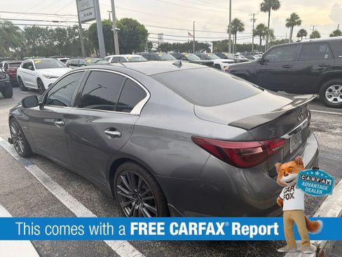 Used 2018 INFINITI Q50 Red Sport 400 w/ Cargo Package (L95) RWD image 3