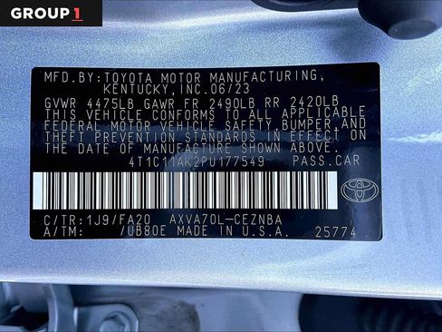 Certified 2023 Toyota Camry LE FWD image 37