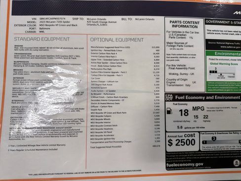 Used 2023 McLaren 720S Performance image 56