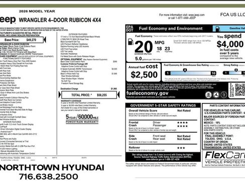 Used 2026 Jeep Wrangler Unlimited Rubicon AWD/4WD image 8