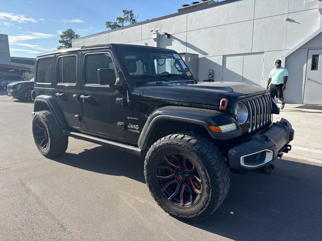 Used 2019 Jeep Wrangler Unlimited Sahara w/ Uconnect 4C Nav & Sound Group AWD/4WD image 1