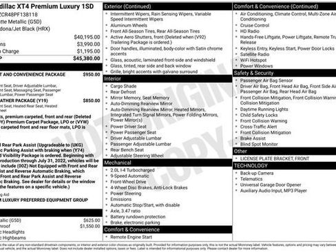 Certified 2023 Cadillac XT4 Premium Luxury image 34